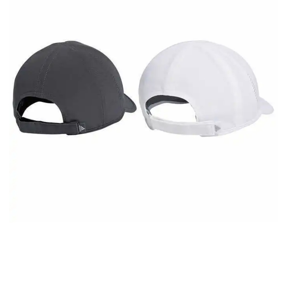 Adidas Women's Superlite AEROREADY Classic Hat Cap, 2-Pack, Gray and White - Picture 2 of 4